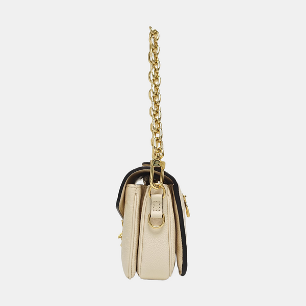 MÉTIS EAST WEST Monogram Calfskin Beige
