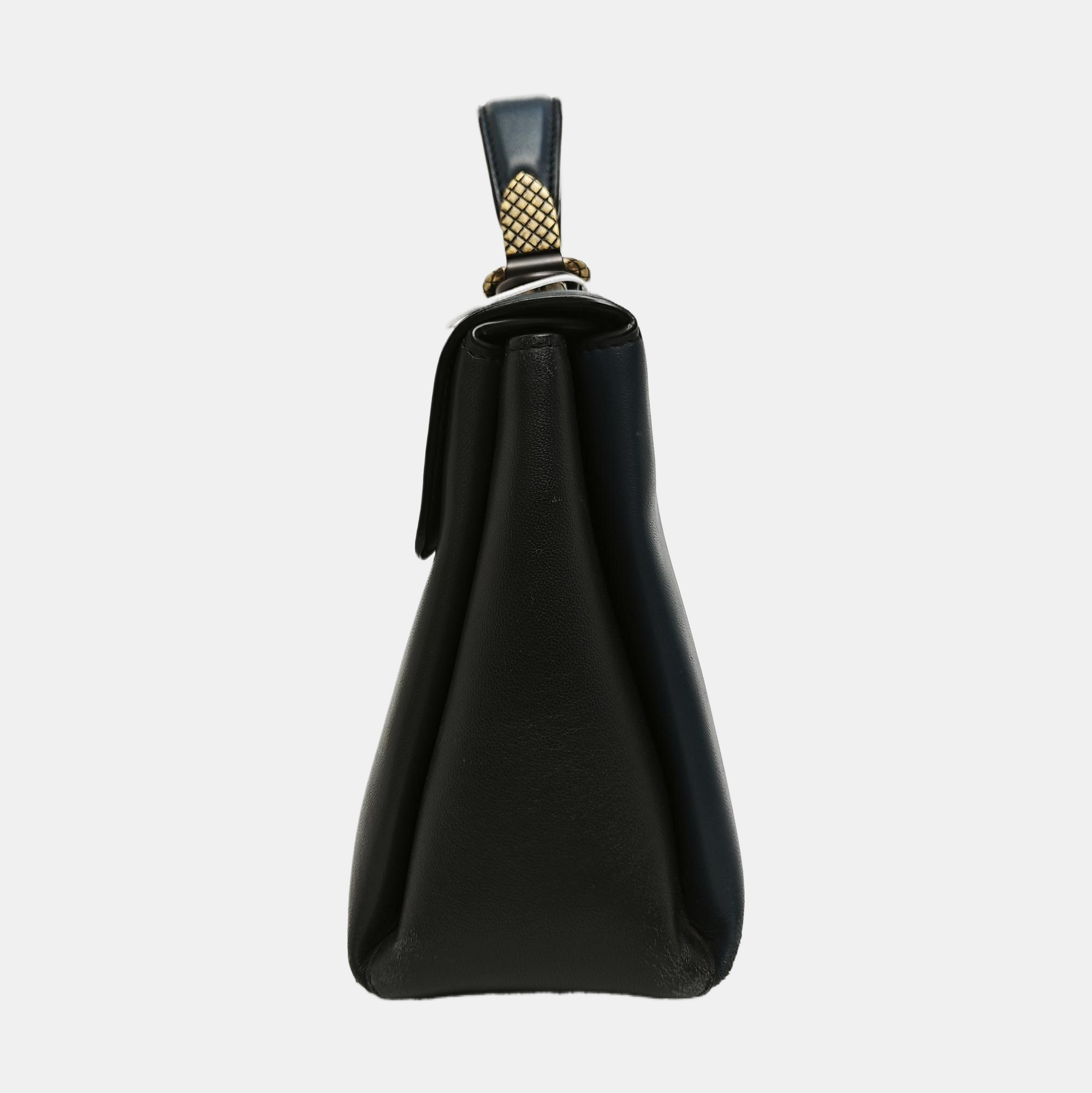 Piazza Calfskin Black