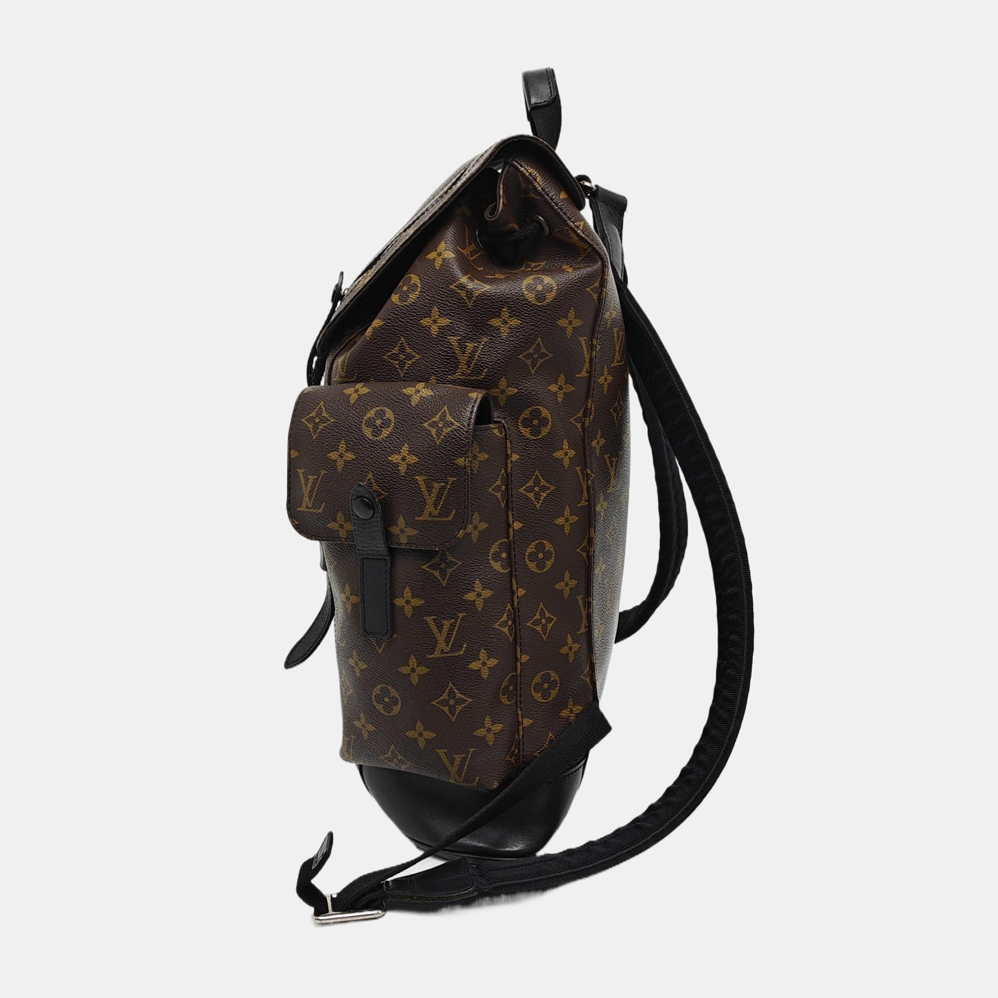 CHRISTOPHER PM Monogram Coated Canvas Brown