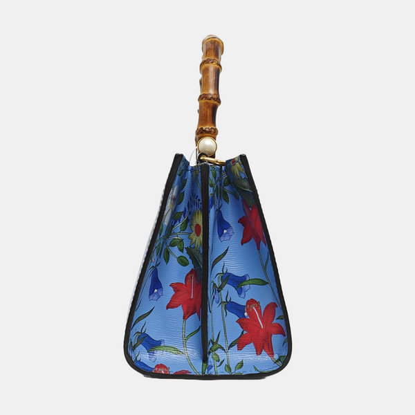 Nymphaea Mini Calfskin Blue