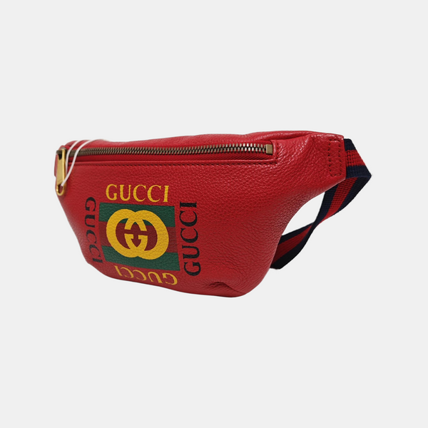 Print Small Calfskin Red