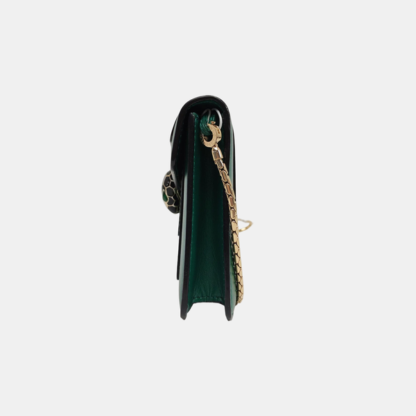 SERPENTI FOREVER Calfskin Green
