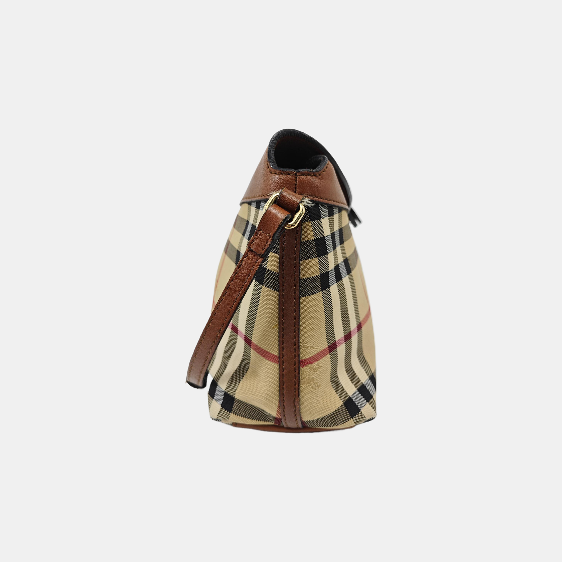 Canvas Shoulder Bag Beige