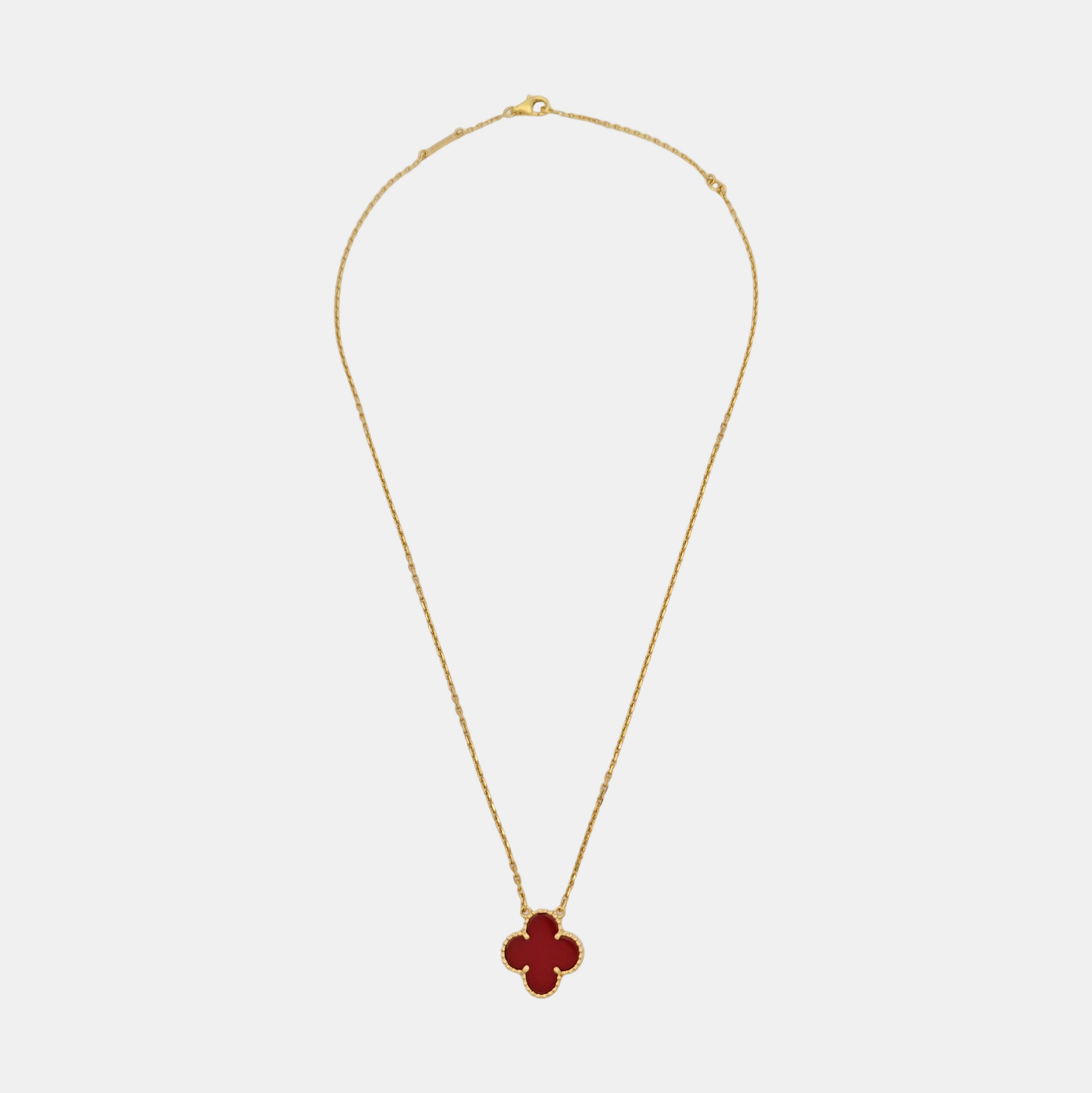 Vintage Alhambra 18k Gold Necklace