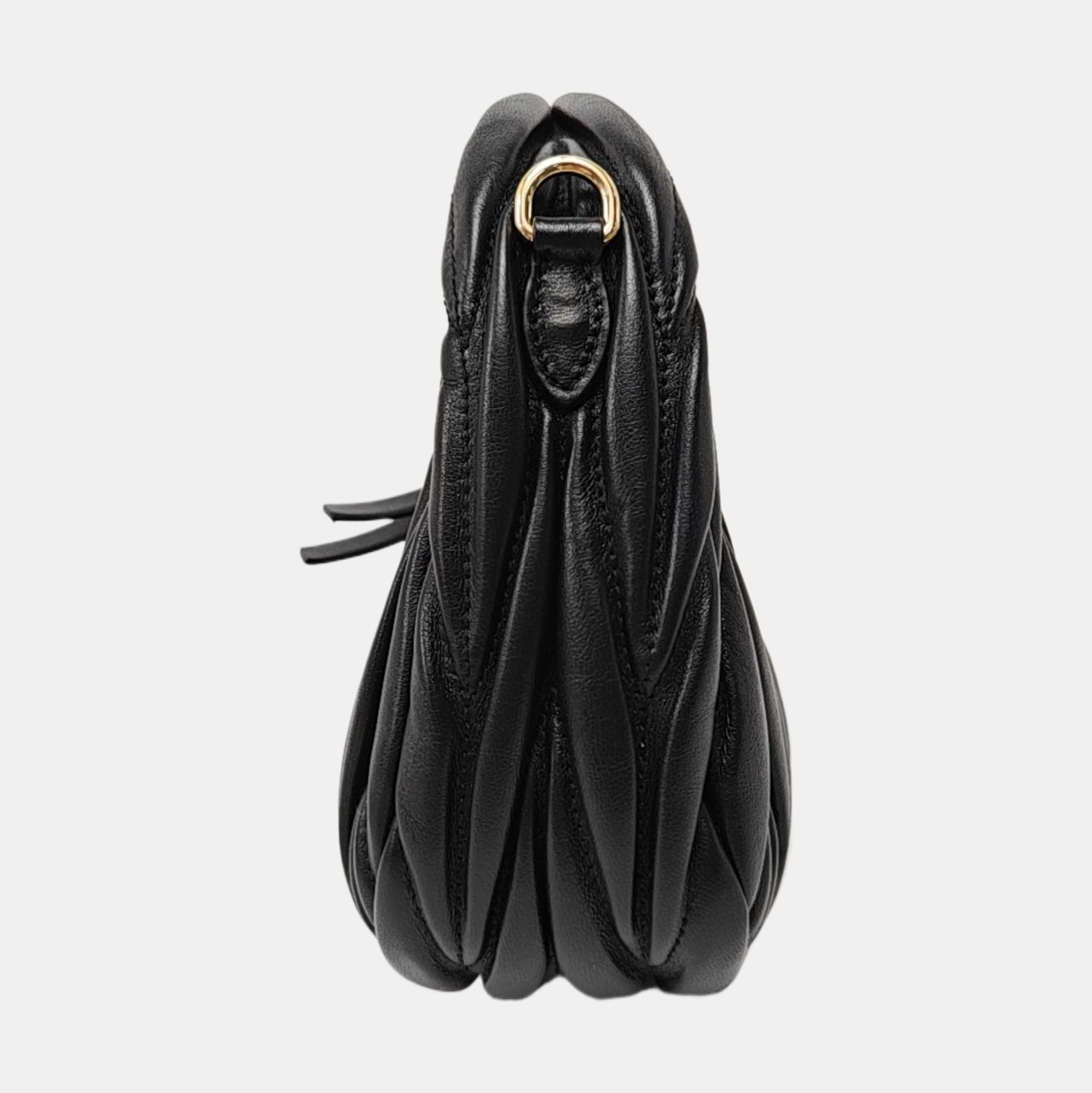 Wander Matelassé Mini Quilted Lambskin Black