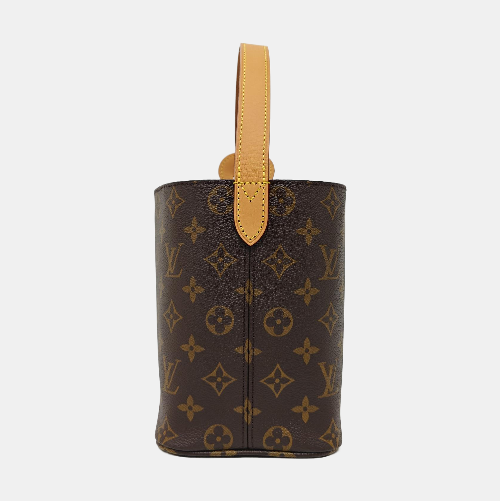 ALL IN BB Monogram Coated Canvas Brown