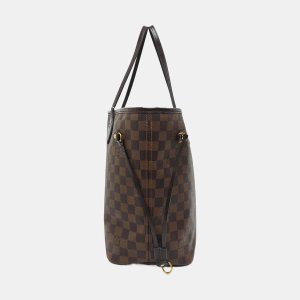 NEVERFULL MM Damier Ebene Coated Canvas Brown