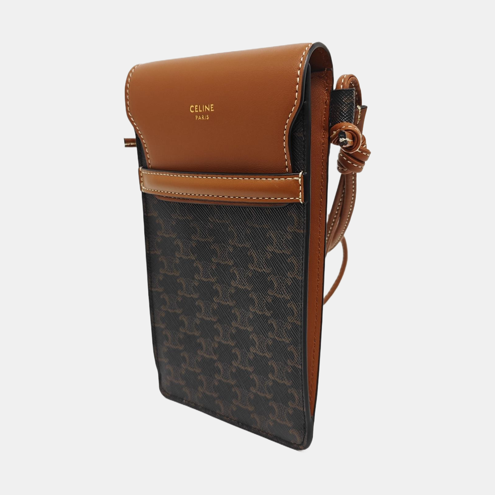 TRIOMPHE Mini Coated Canvas Brown