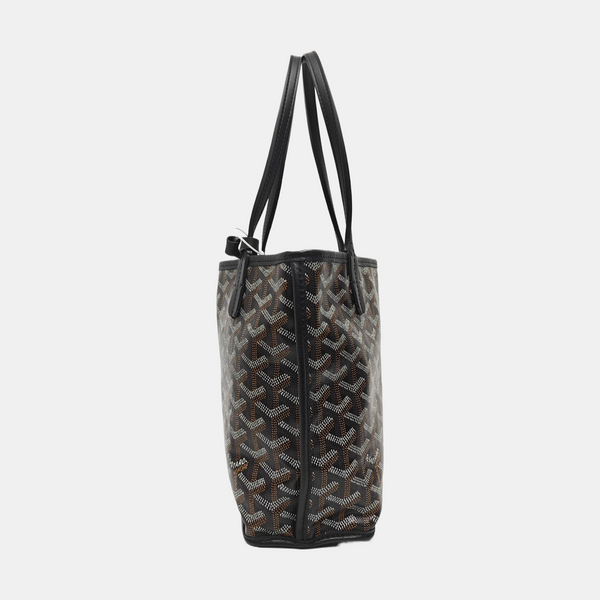 Anjou Mini Coated Canvas Black