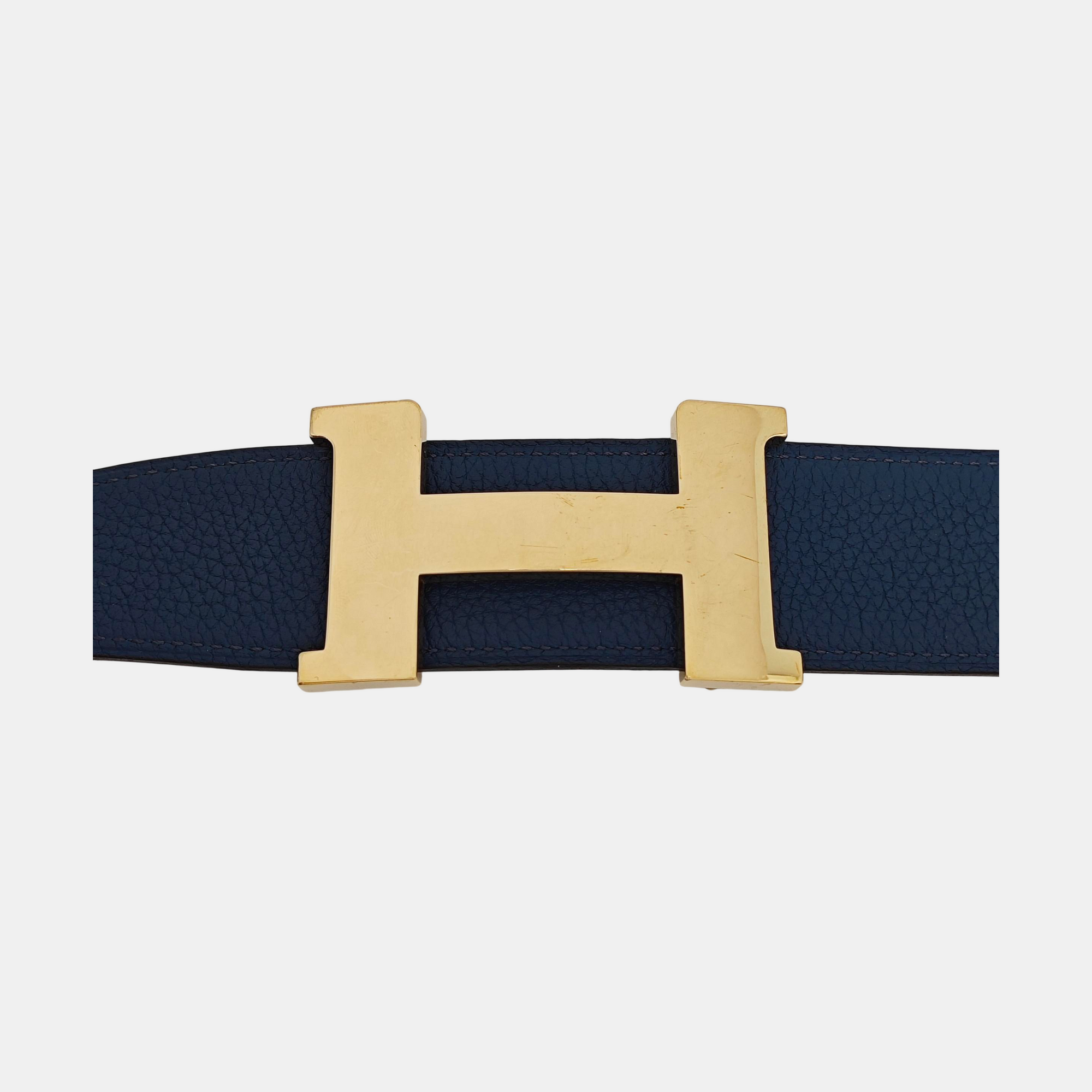 Leather Belt Blue