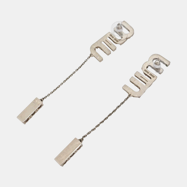 Metal Silver Earrings
