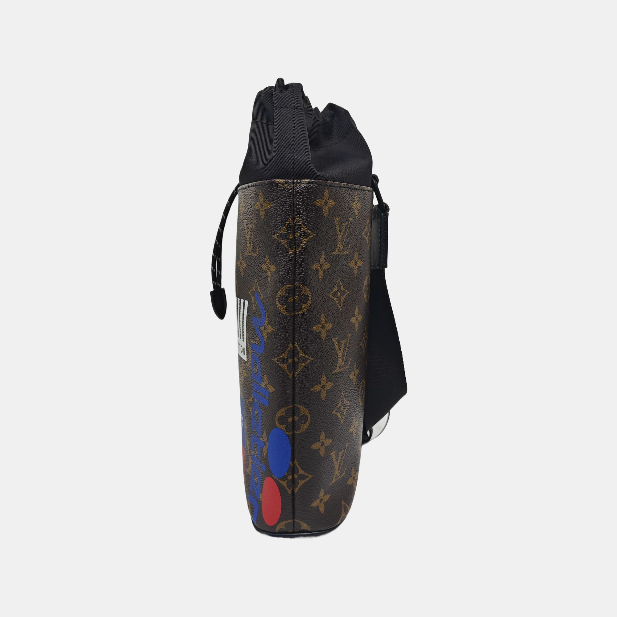 CHALK Monogram Coated Canvas Brown