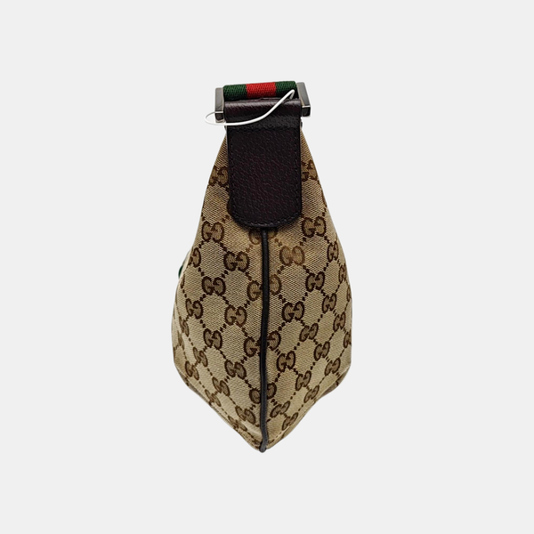 Monogram Coated Canvas Shoulder Bag Beige