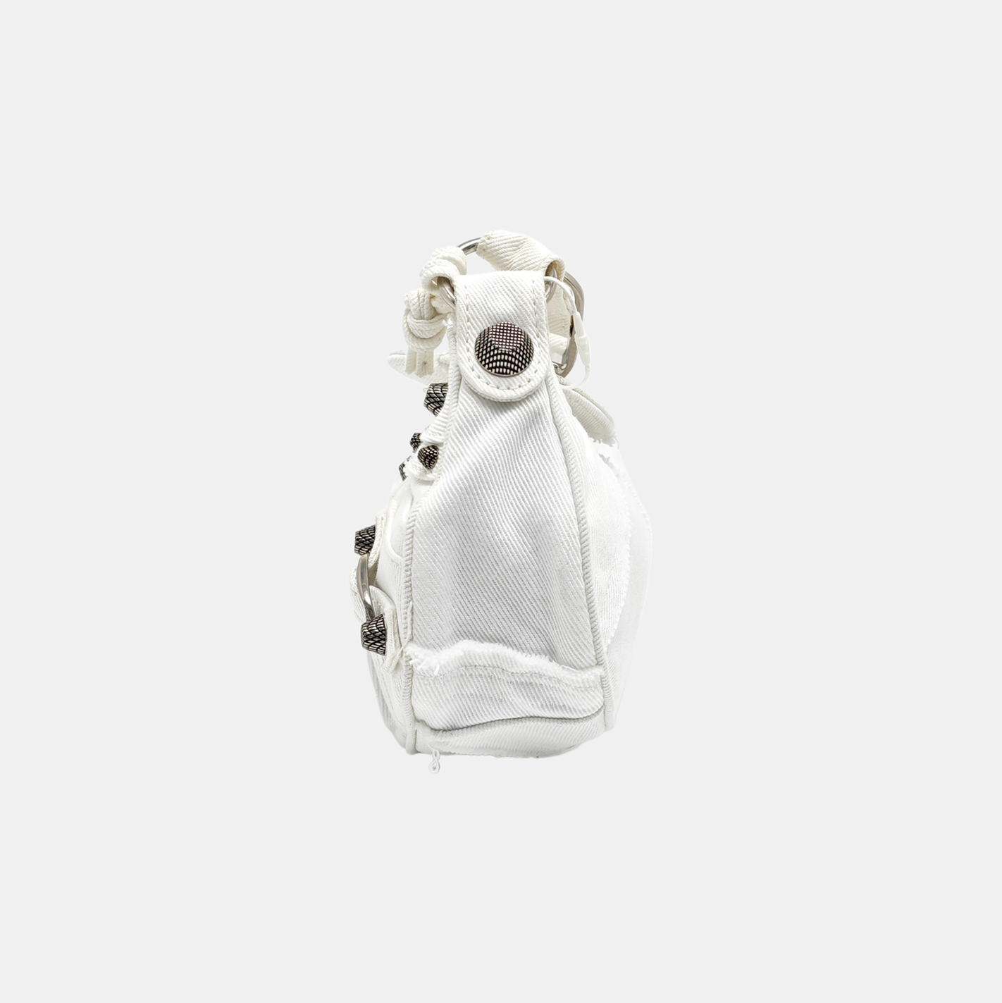 Le Cagole Mini Canvas White