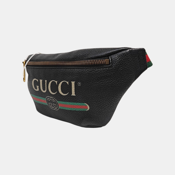Print Small Calfskin Black