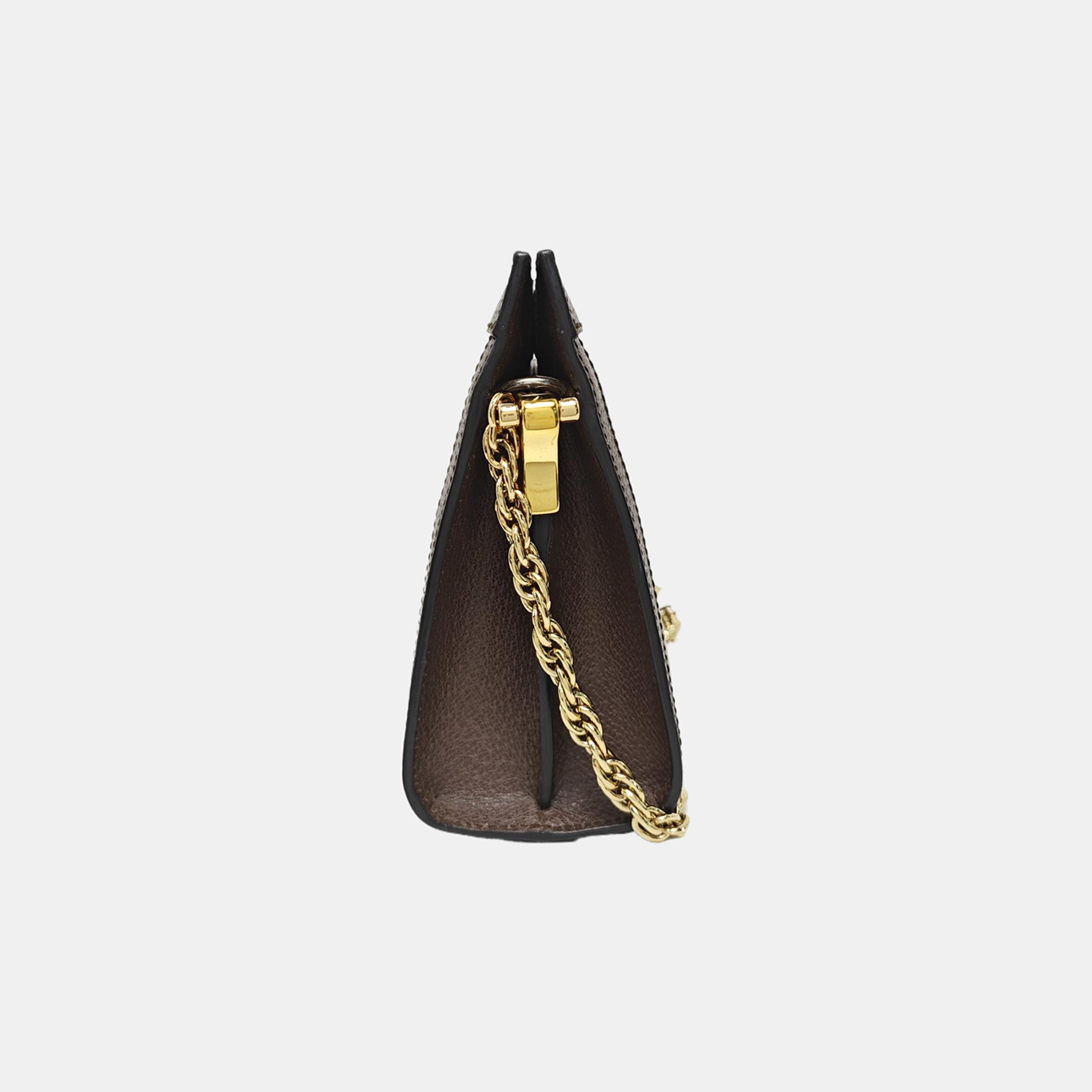 Ophidia Small Monogram Coated Canvas Beige