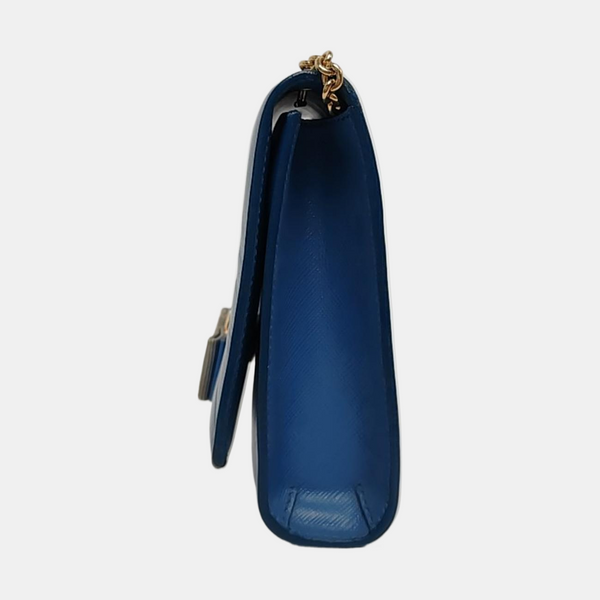 Ginny Calfskin Blue