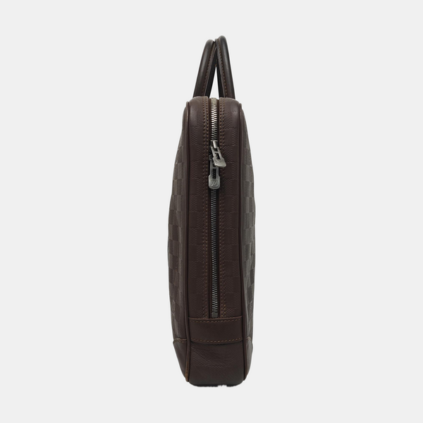 PORTE-DOCUMENTS Damier Ebene Calfskin Brown