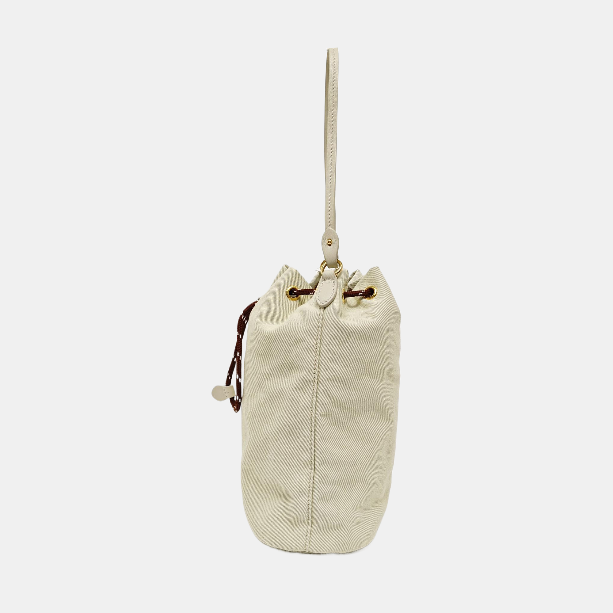 Fabric Bucket Bag Green