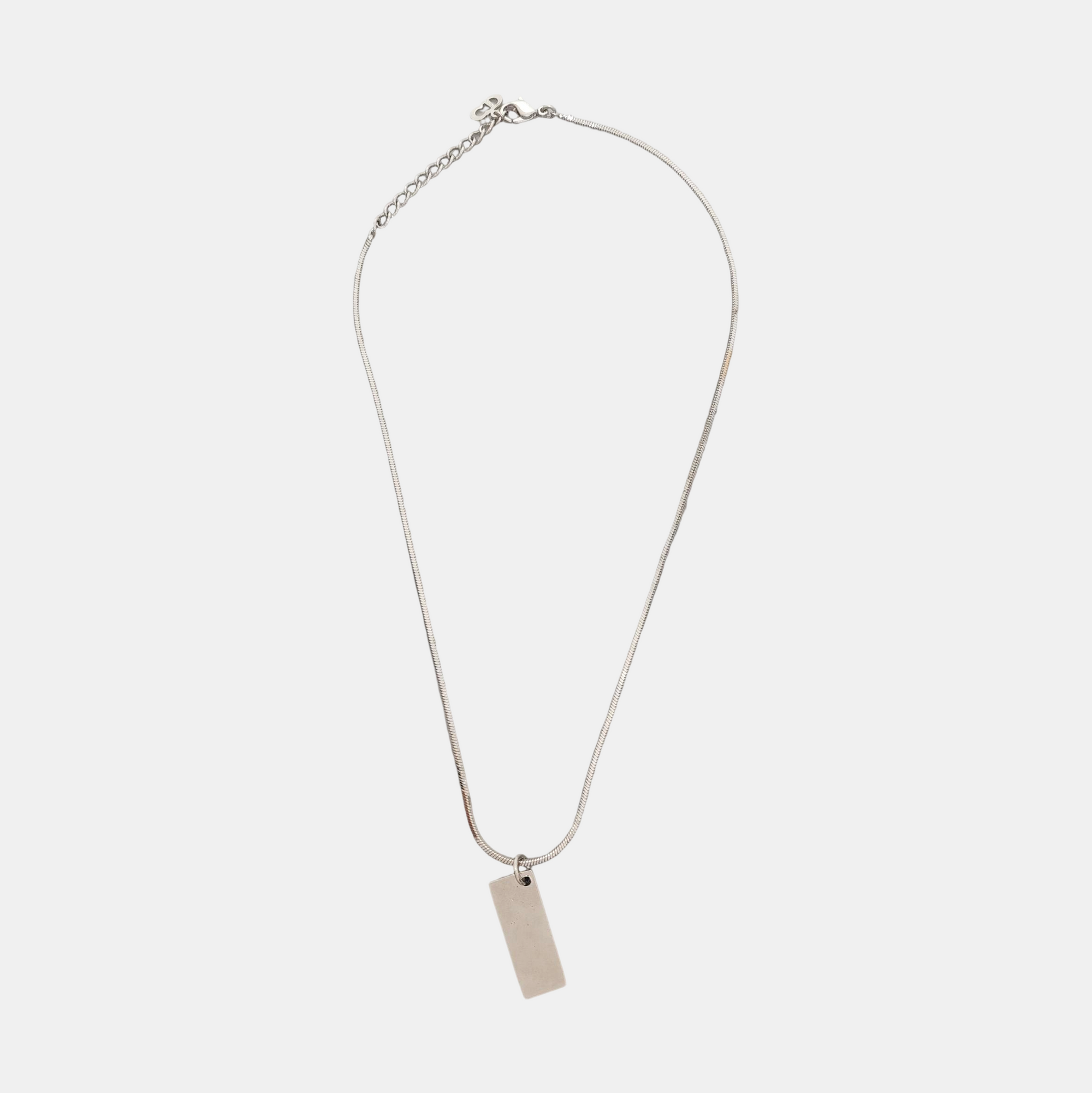 Trotter 2 Metal Silver Necklace