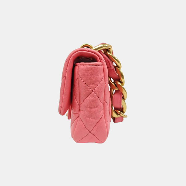 CLASSIC FLAP Mini Quilted Lambskin Pink