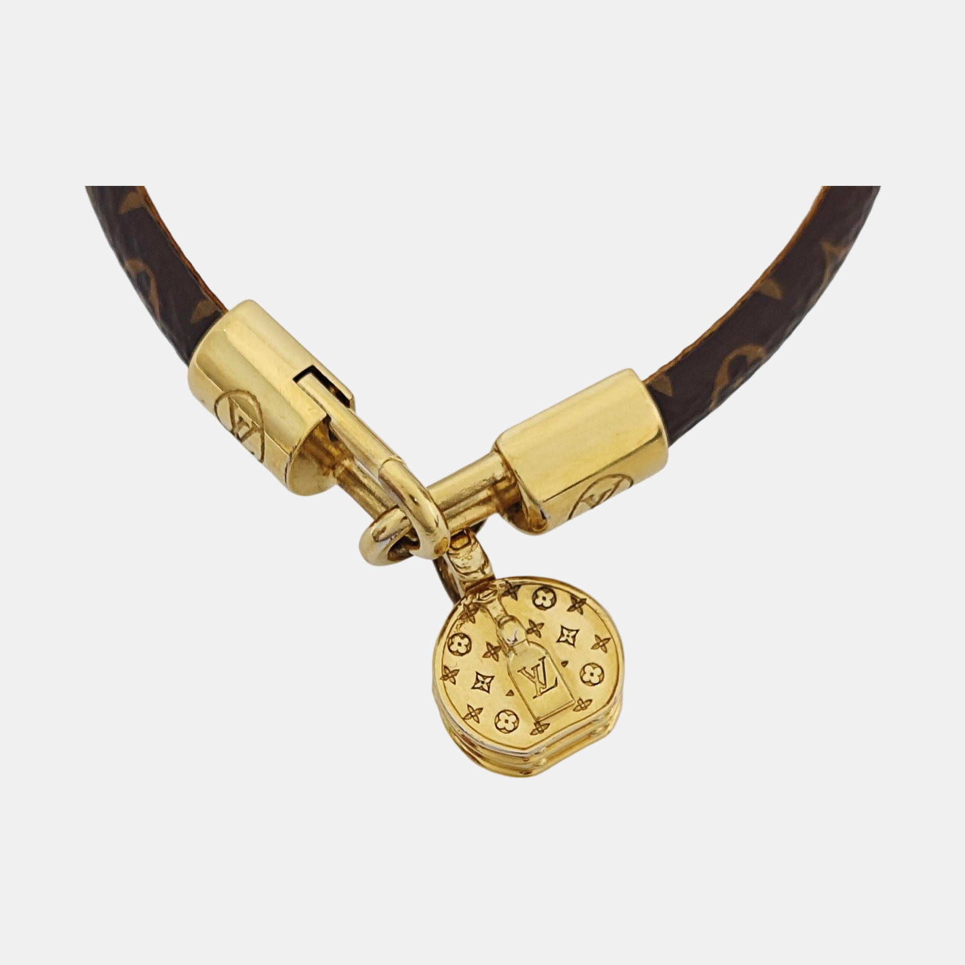 LV TRIBUTE Metal Brown Bangle