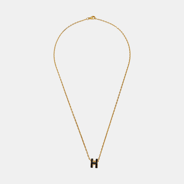 Pop H Metal Gold Necklace