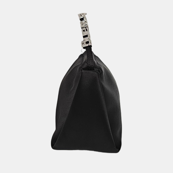Fabric Top Handle Bag Black