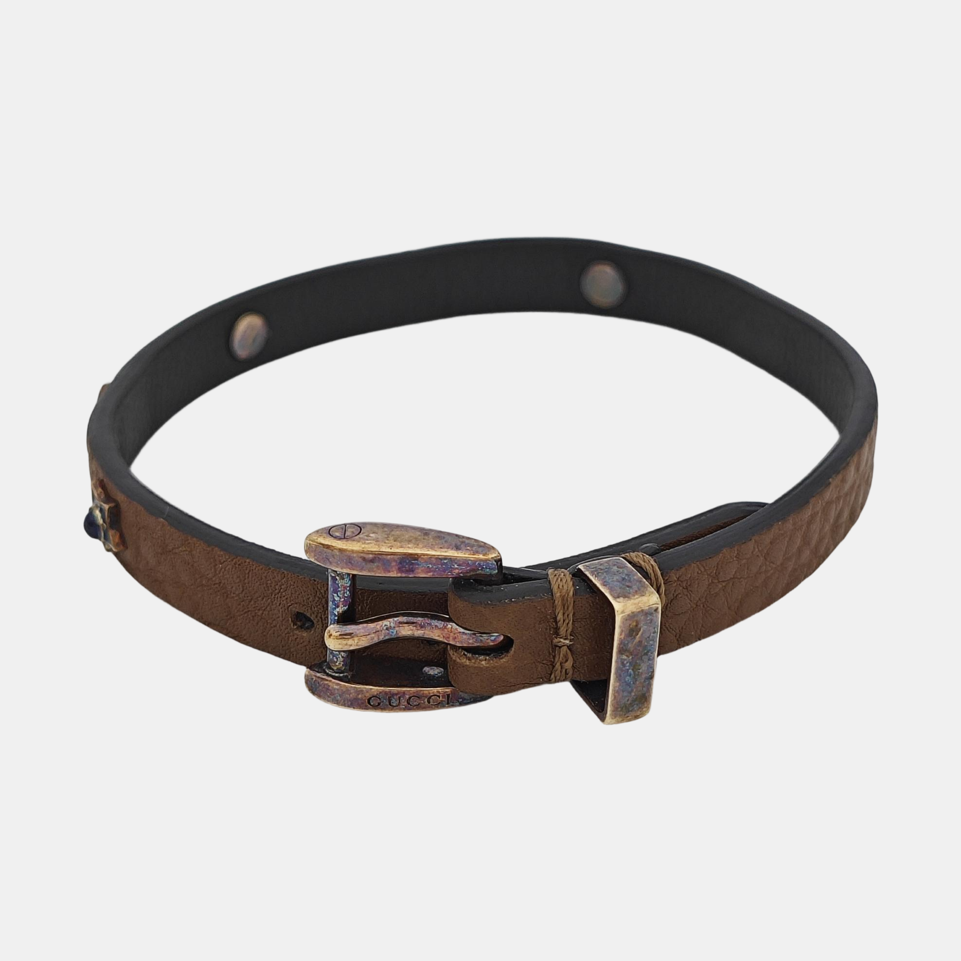 Leather Brown Bangle