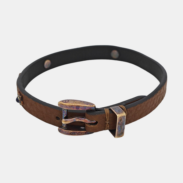 Leather Brown Bangle
