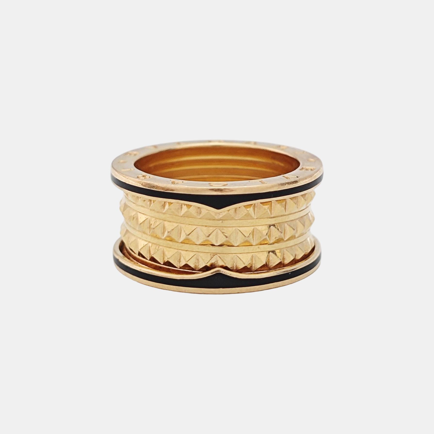 B.ZERO1 18k Rose Gold Ring EU 59