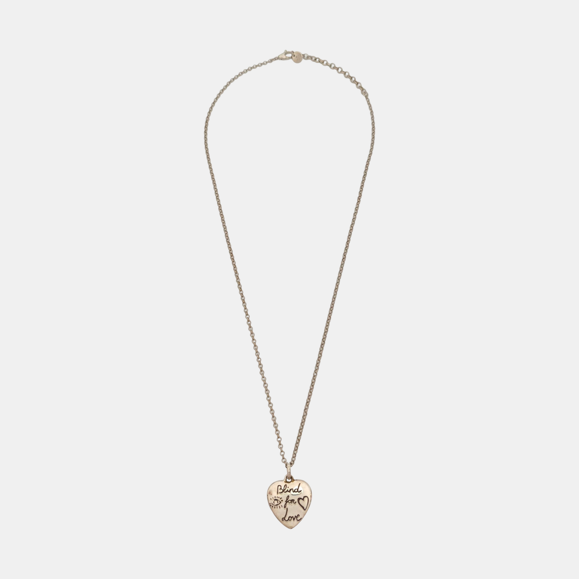 Blind For Love 925 Sterling Silver Necklace