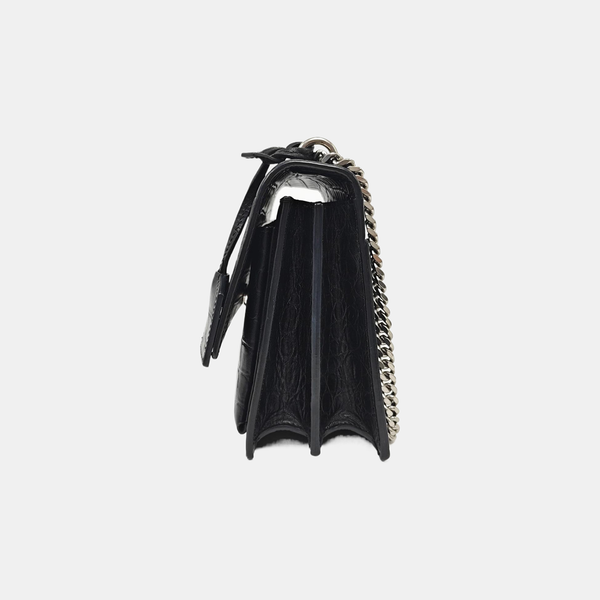 SUNSET Medium Calfskin Black