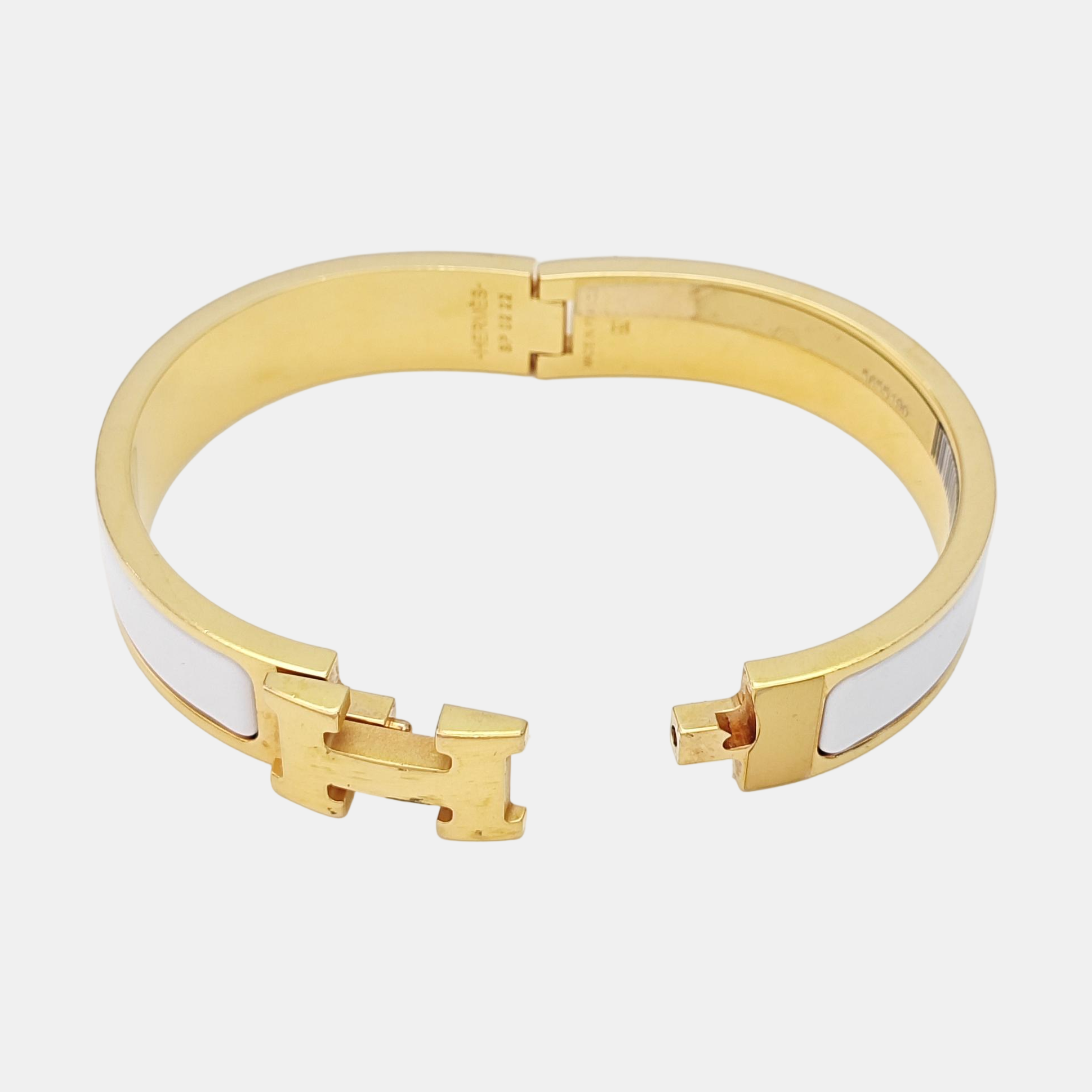 Clic H Metal Gold Bangle