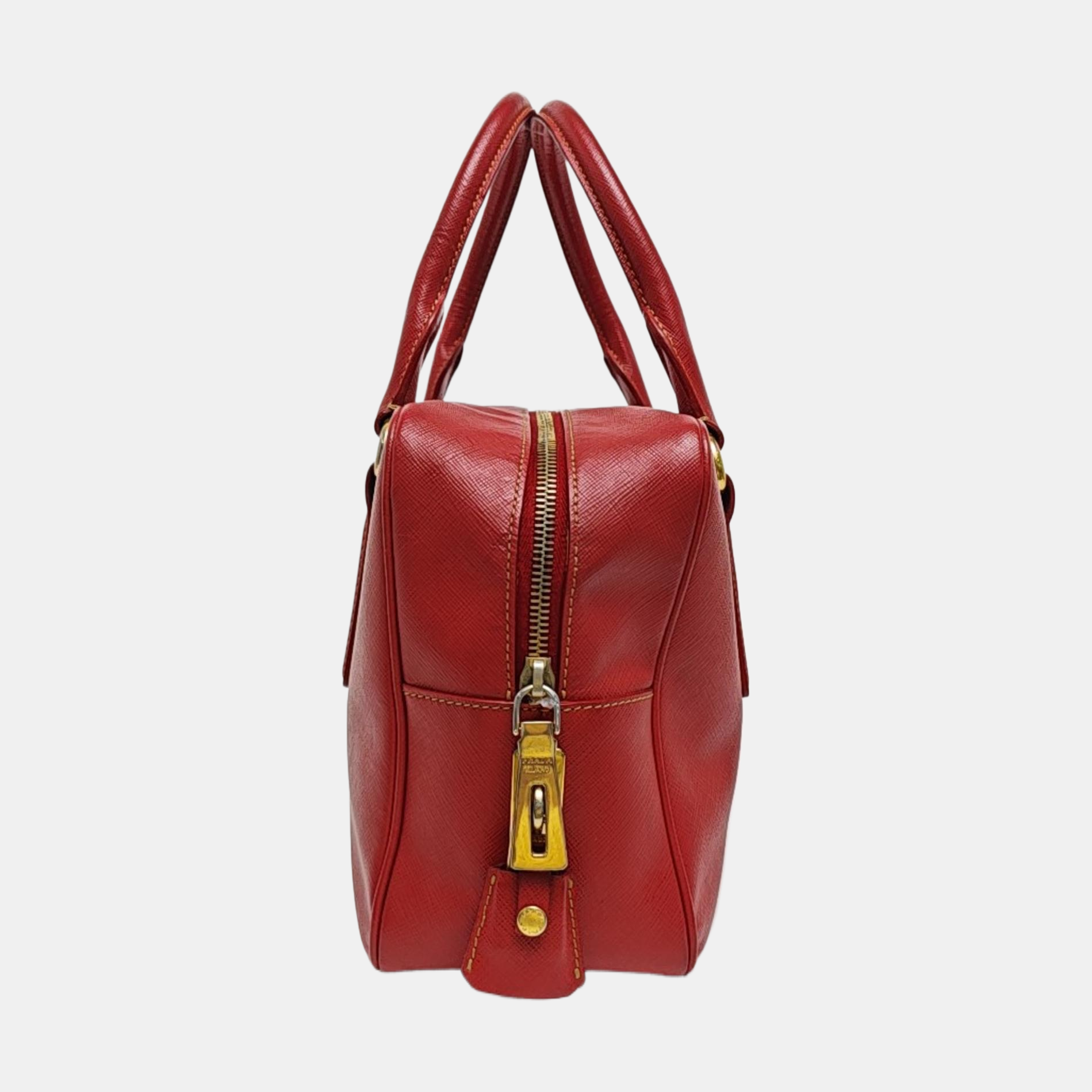 Suitcase Saffiano Calfskin Red