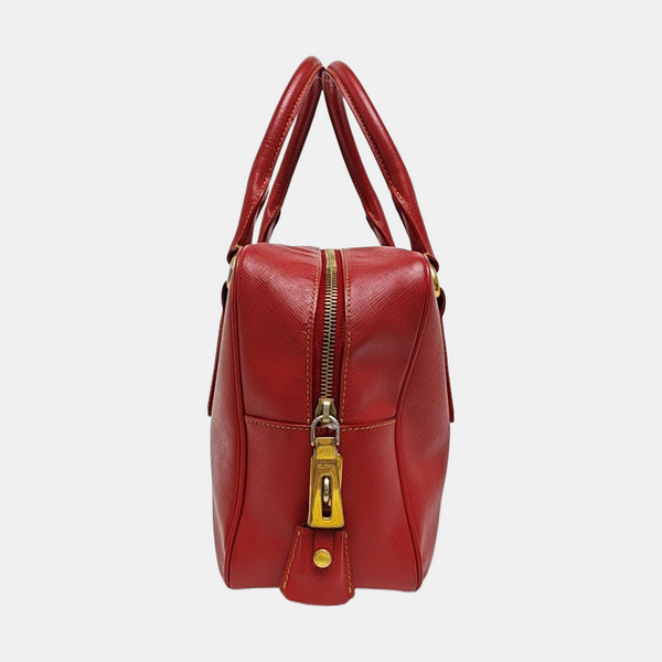 Suitcase Saffiano Calfskin Red