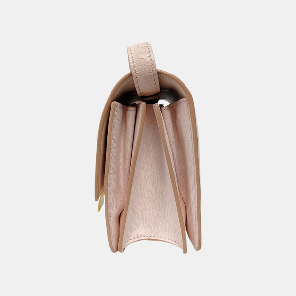 Authenticated pre-owned  CLASSIC BOX Mini Calfskin Pink - Crossbody Bag at Looply