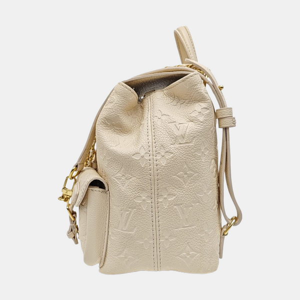 BACKUP Monogram Calfskin White