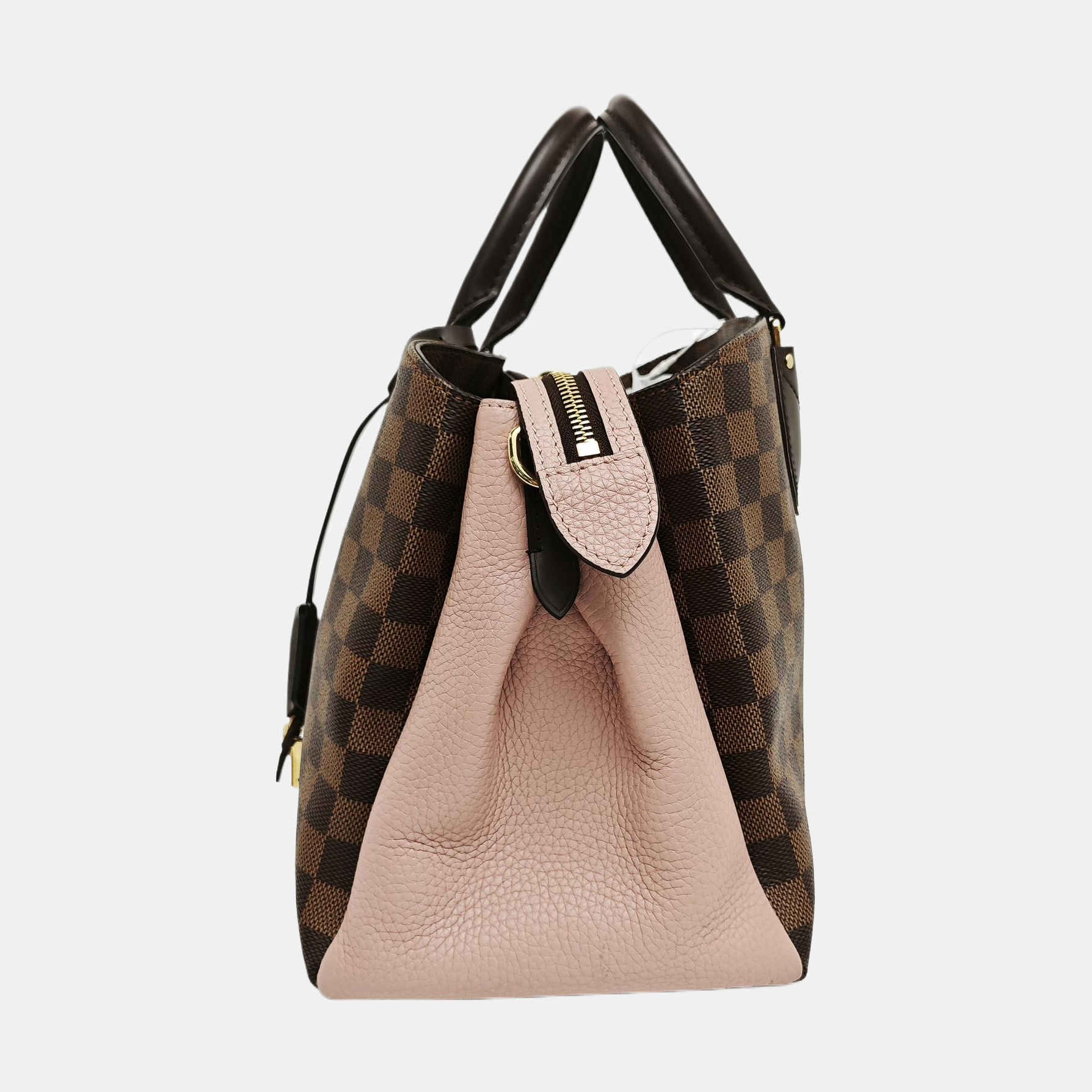 NORMANDY Damier Ebene Coated Canvas Brown
