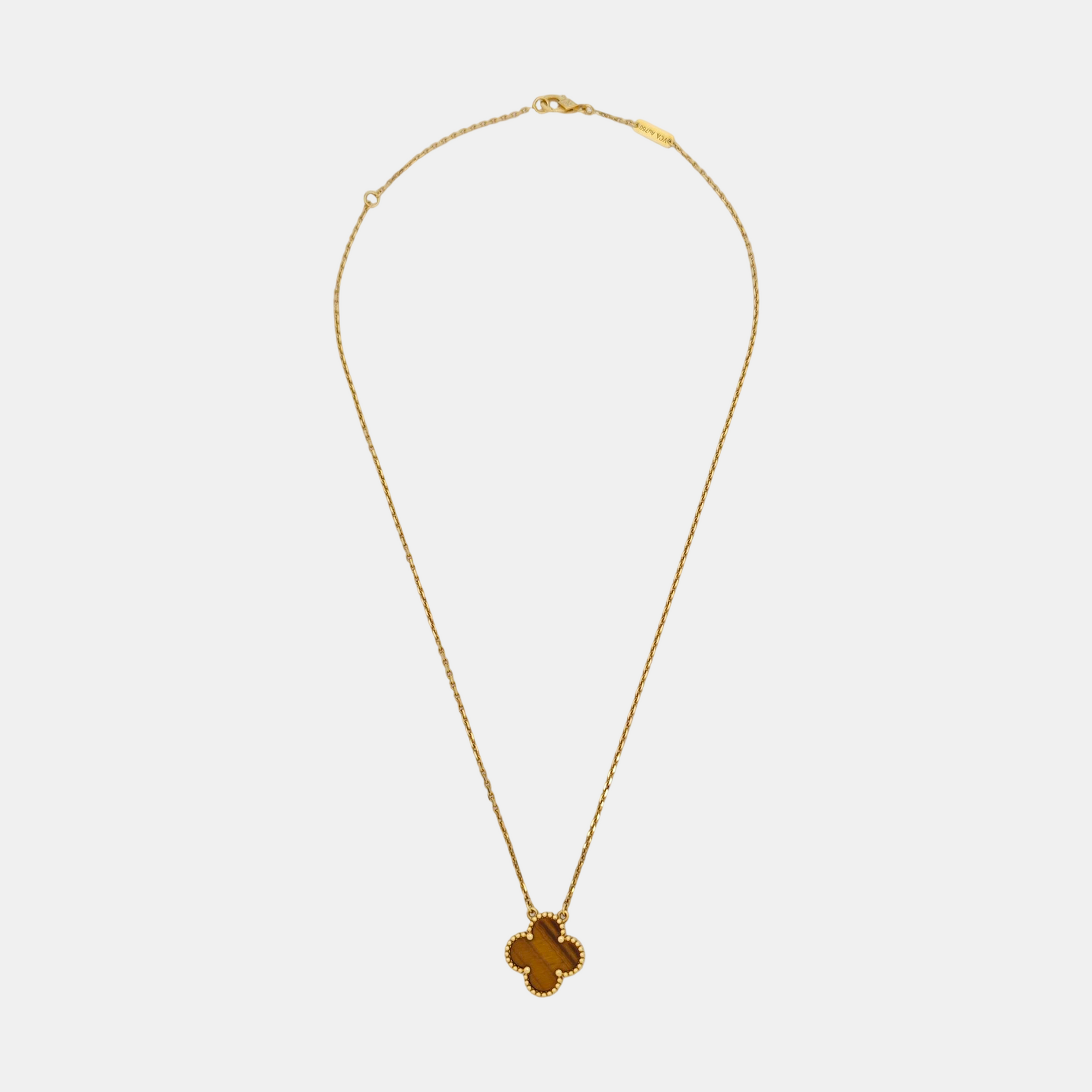 Vintage Alhambra 18k Gold Necklace