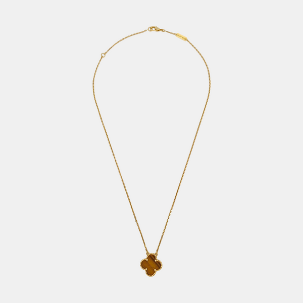 Vintage Alhambra 18k Gold Necklace