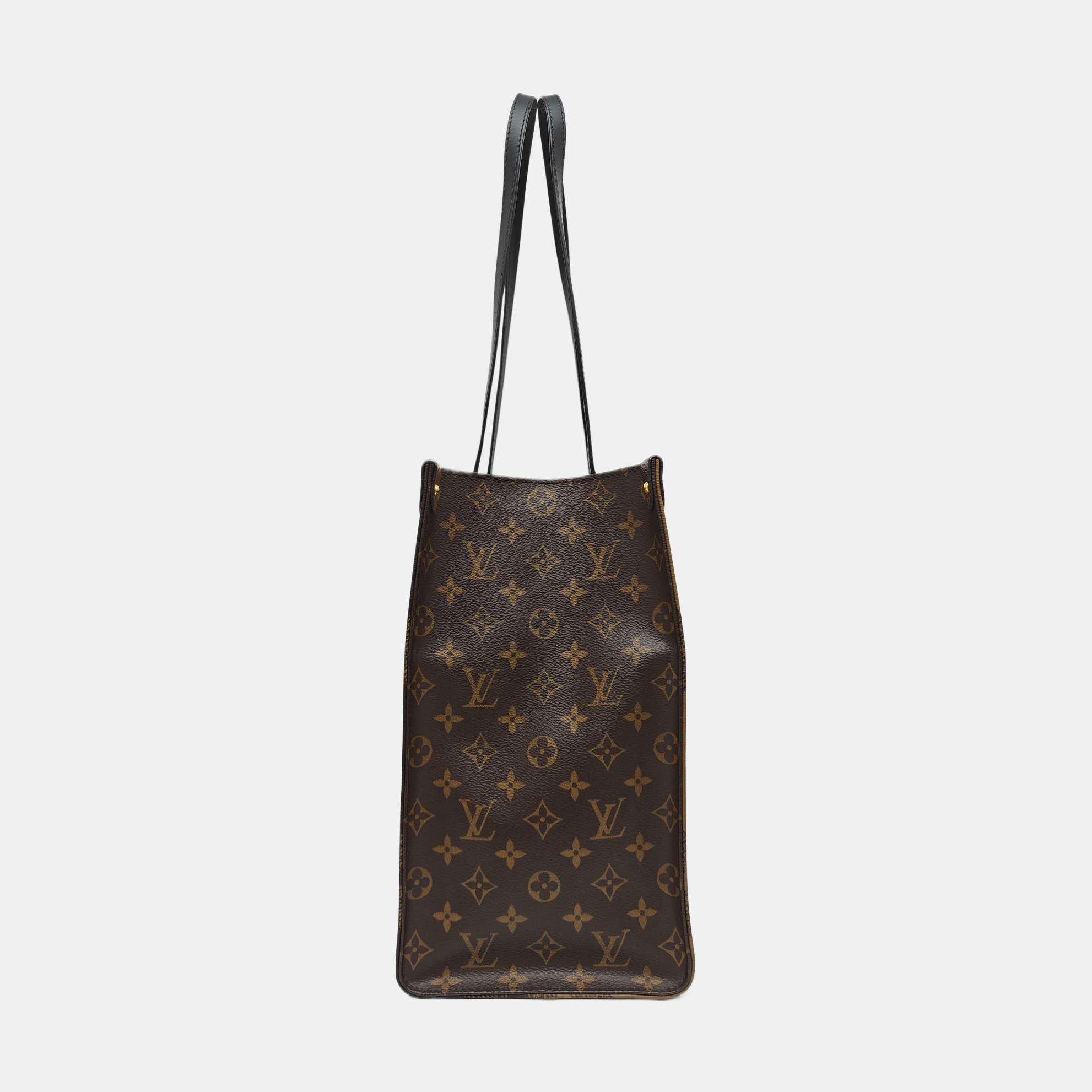 ONTHEGO GM Monogram Coated Canvas Brown