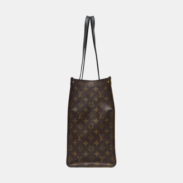 ONTHEGO GM Monogram Coated Canvas Brown