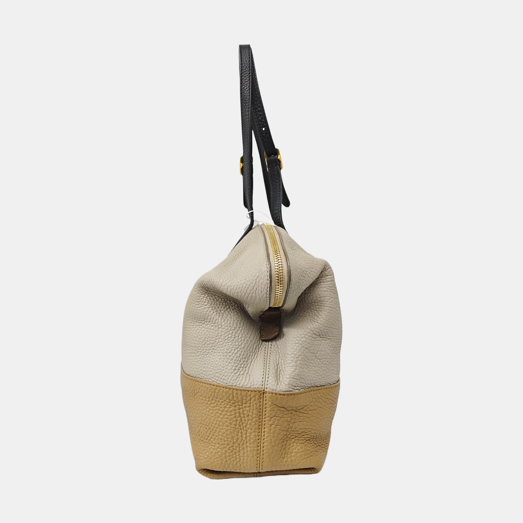 Calfskin Top Handle Bag Multicolor