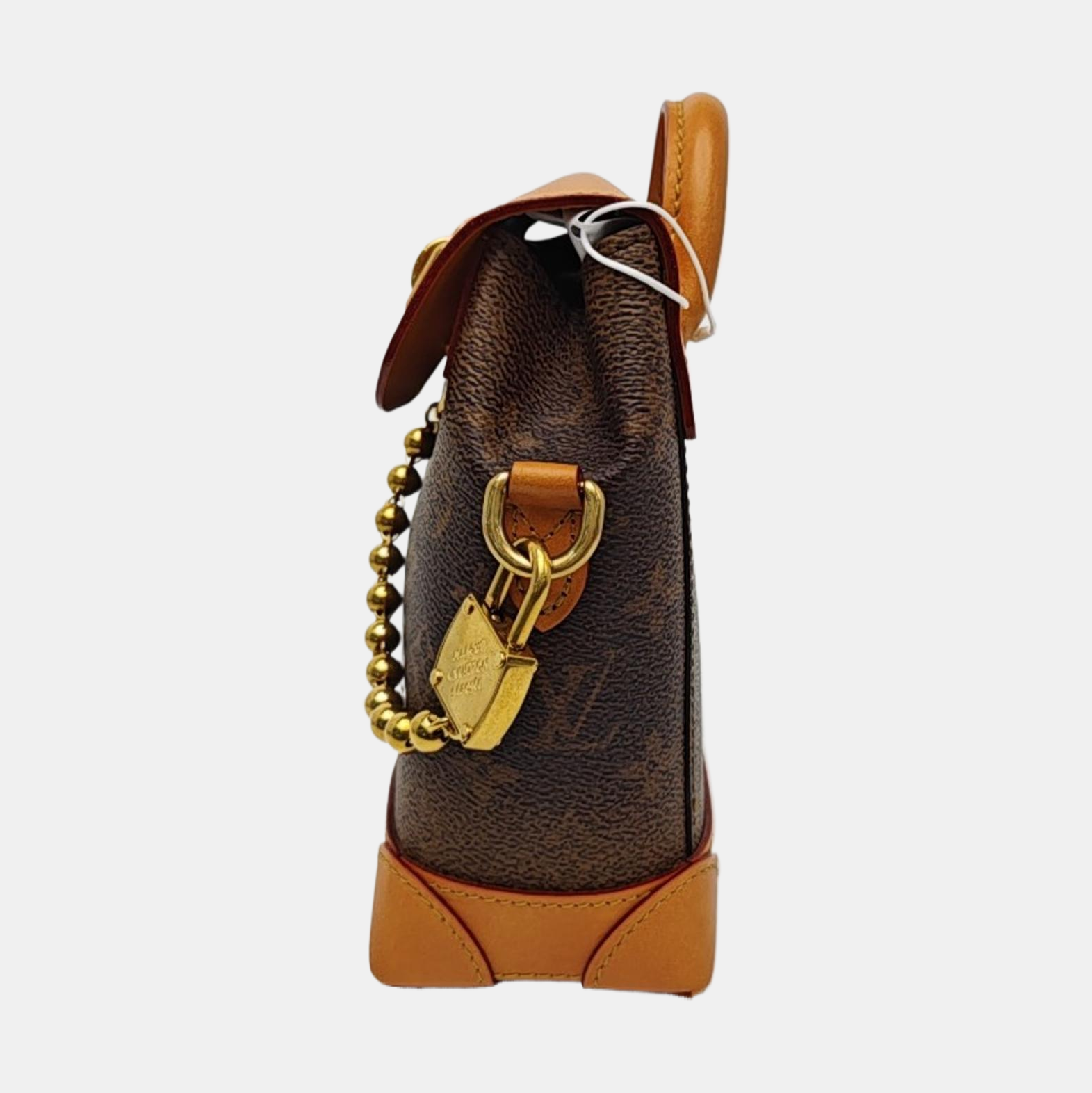STEAMER Monogram Coated Canvas Brown