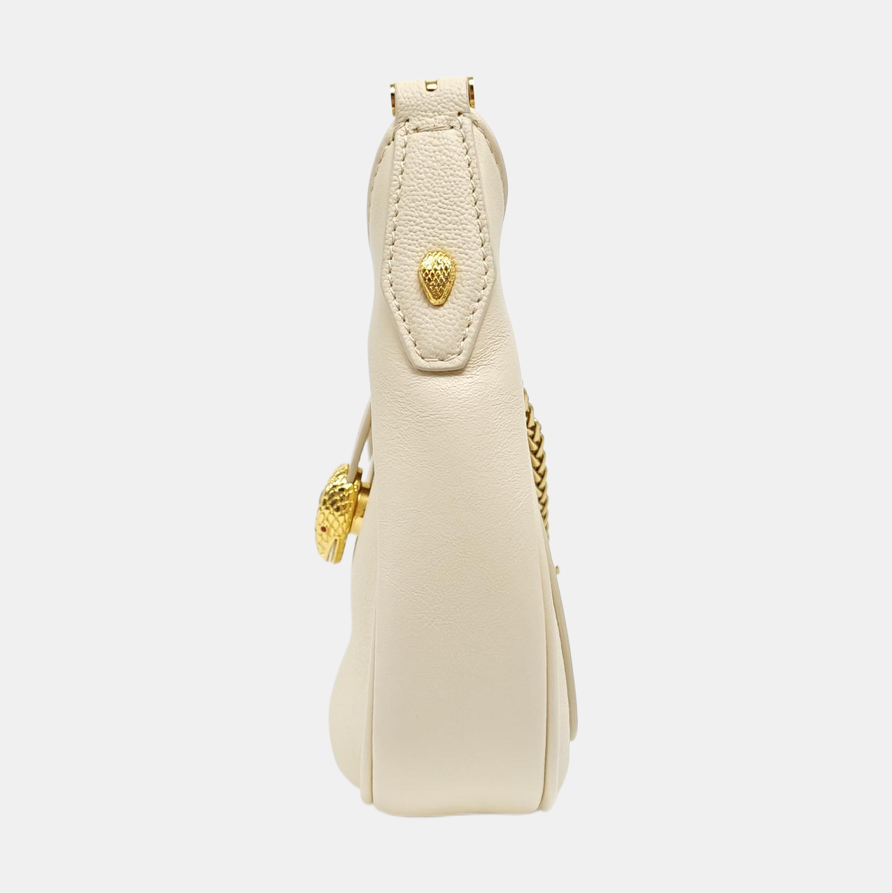 SERPENTI ELLIPSE Calfskin White