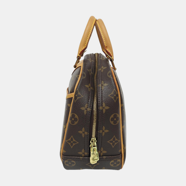 DEAUVILLE Monogram Coated Canvas Brown