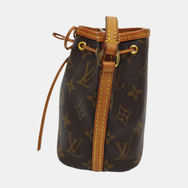 NÉONOÉ Nano Lona Revestida Monogram Marrón