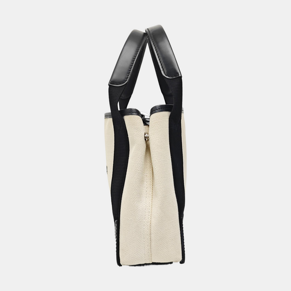Navy Mini Canvas White