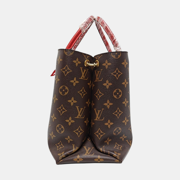 FLOWER Monogram Coated Canvas Brown